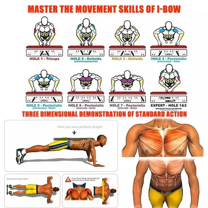 28 in 1 Push Up Rack Board System