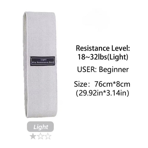Fabric Resistance Hip Booty Bands